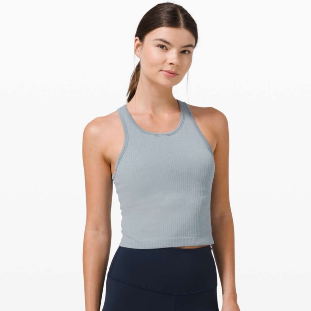 Lululemon Ebb to Street Racerback Crop Tank